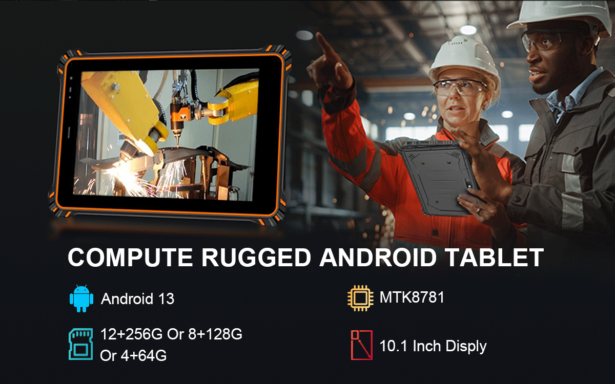 10 Inci Rugged Android 13 Tablet