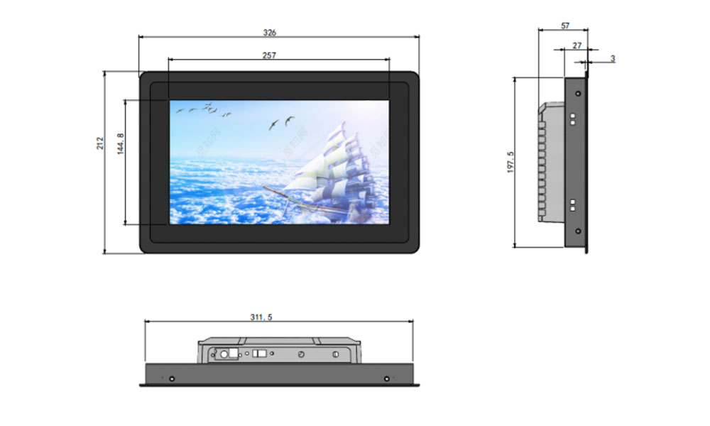 11.6 inch Industrial pc