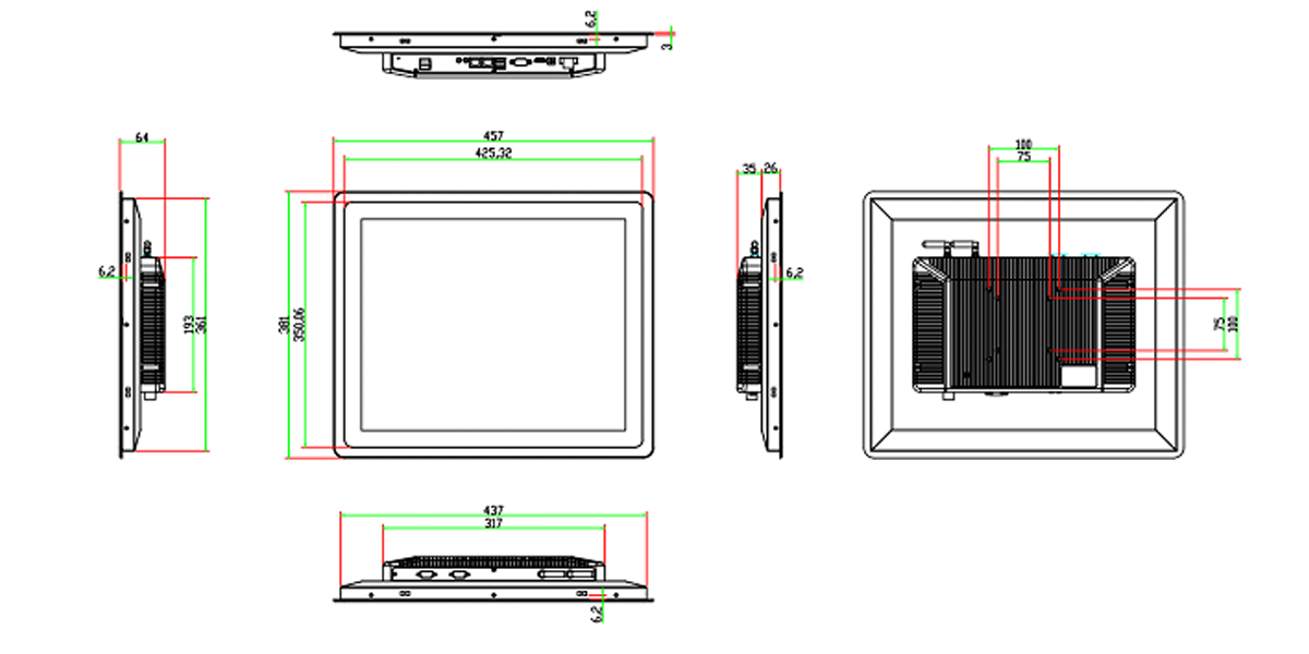 indostrialy displayer