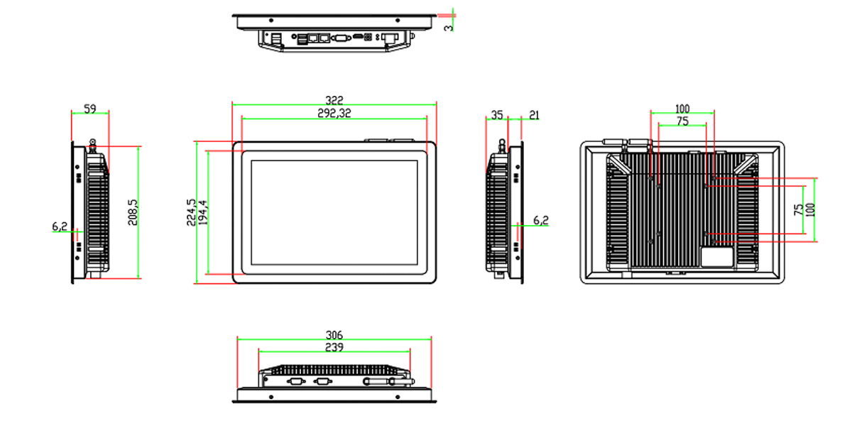 industrial all in one pc4