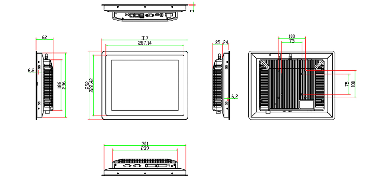 Engineering Dimensioun Zeechnen