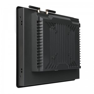 Fully enclosed 12 inch industrial computer all in one