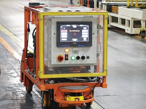 AGV Forklift çözgütlerinde senagat kompýuter