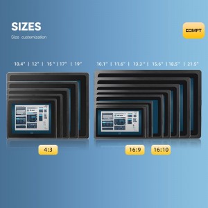 13.3″ j4125 embedded industrial pc for industrial installation