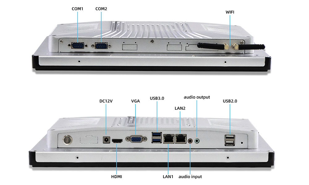 15 inch fanless embedded industrial panel PCs