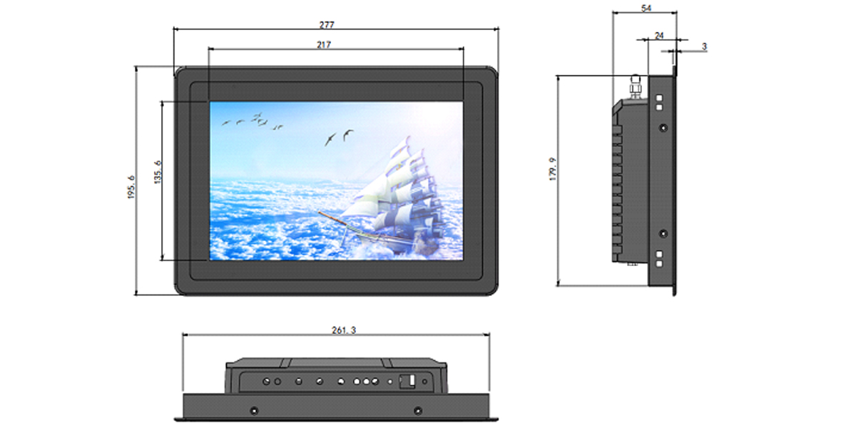 industrial display all-in-one