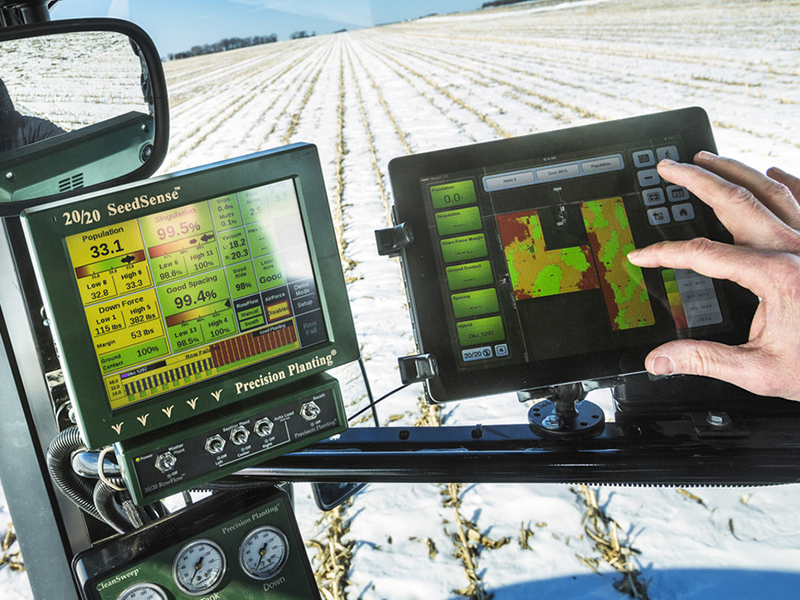 Touch computer solutions in intelligent agriculture